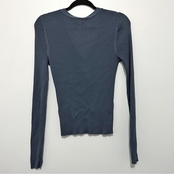 Leith Nordstrom blue cardigan, stretchy - Picture 2 of 3